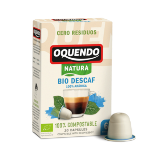 Oquendo Bio Descafeinado Coffee Pods (Pack of 10)