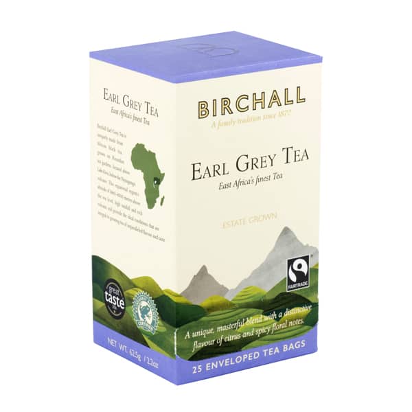 Birchall Earl Grey Tea 25 Enveloped Tea Bags - Image 2
