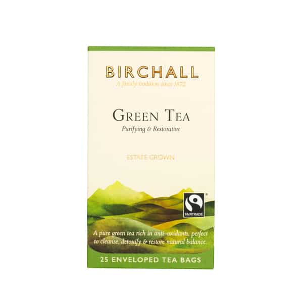 Birchall Green Tea 25 Enveloped Tea Bags - Image 2