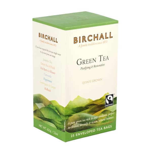 Birchall Green Tea 25 Enveloped Tea Bags