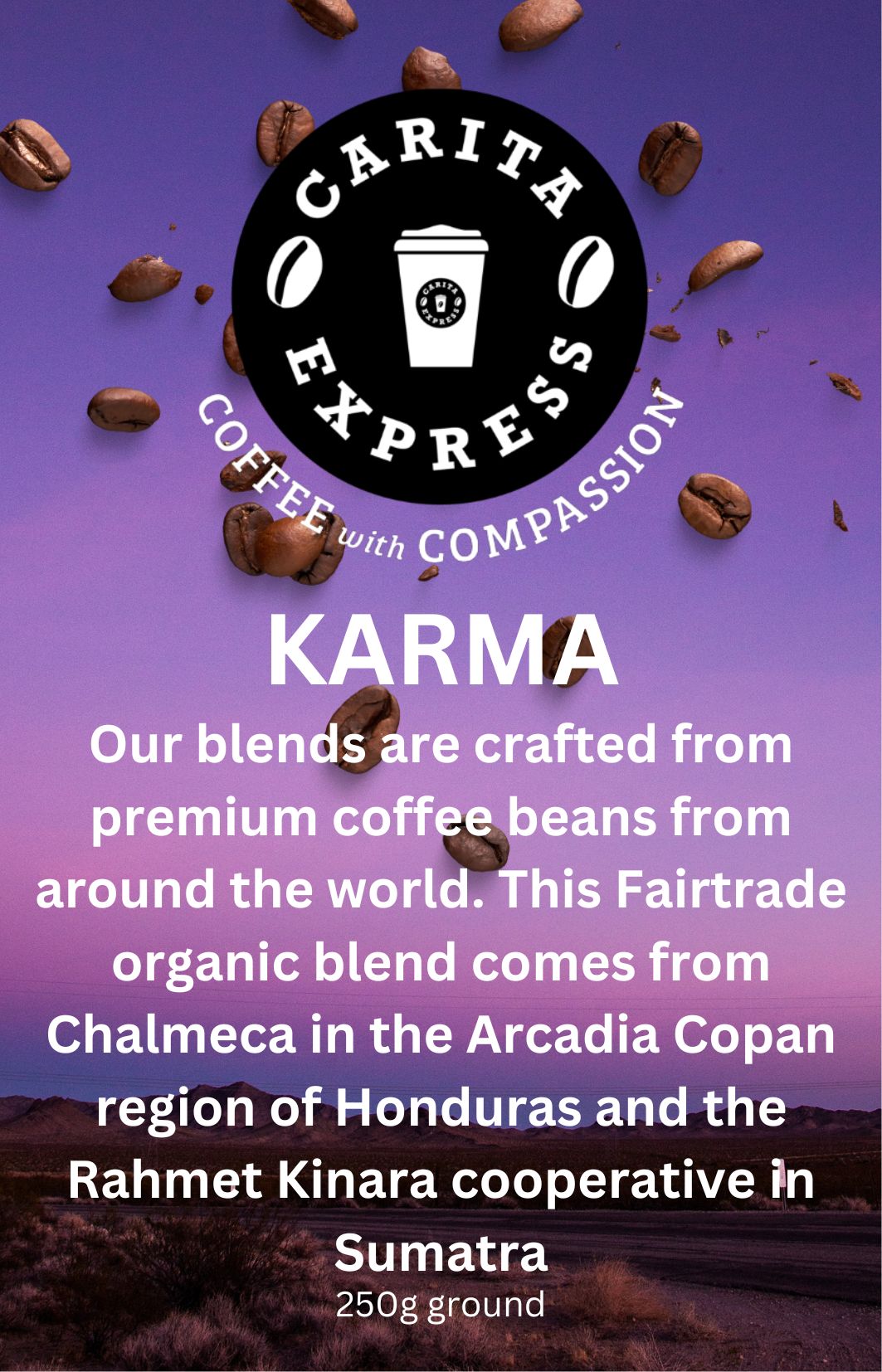 Karma 250g Ground Coffee (Case of 12) - Image 2