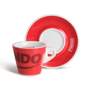 Oquendo Cup Cafe Collection 125ml Red (Set of 6)
