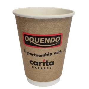 12oz Oquendo Double Wall Compostable Cups (Qty 100)